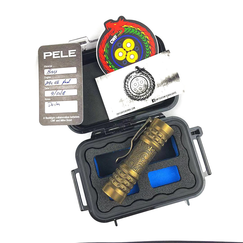 CWF Flashlight 高端定制黄铜EDC手电