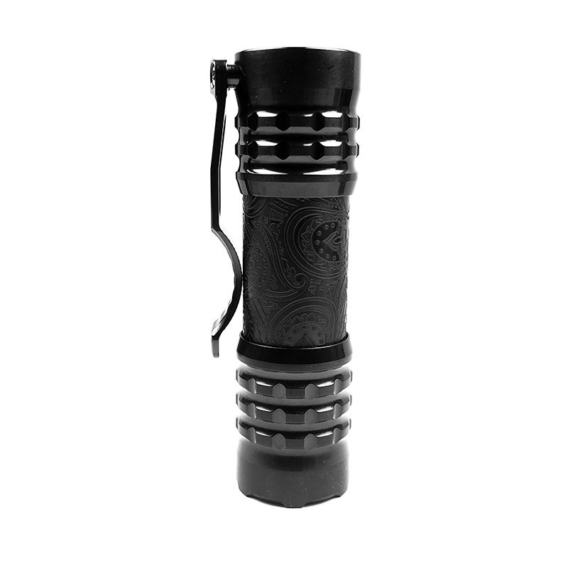 CWF Flashlight 高端定制钛合金EDC手电 DLC镀黑