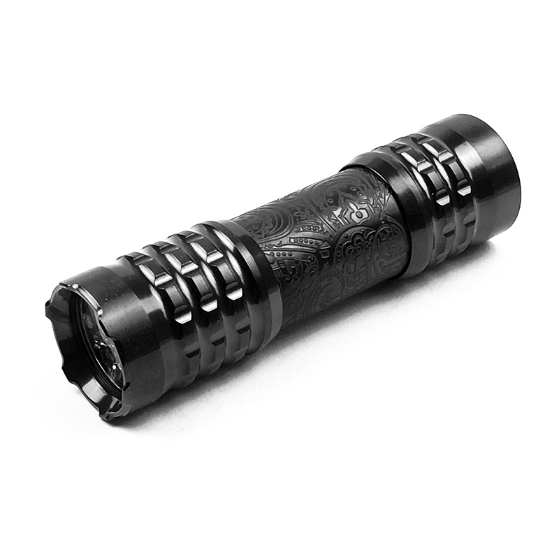 CWF Flashlight 高端定制钛合金EDC手电 DLC镀黑