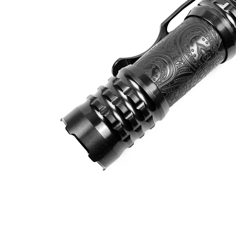 CWF Flashlight 高端定制钛合金EDC手电 DLC镀黑