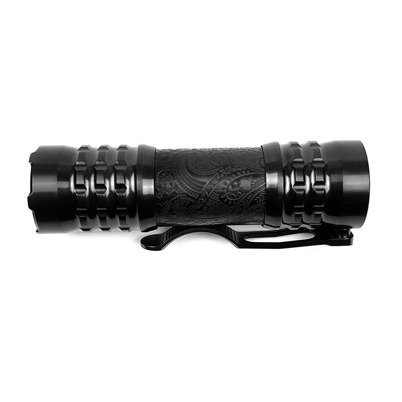 CWF Flashlight 高端定制钛合金EDC手电 DLC镀黑