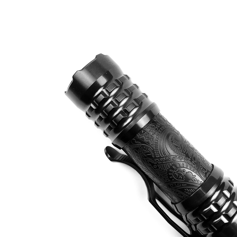 CWF Flashlight 高端定制钛合金EDC手电 DLC镀黑