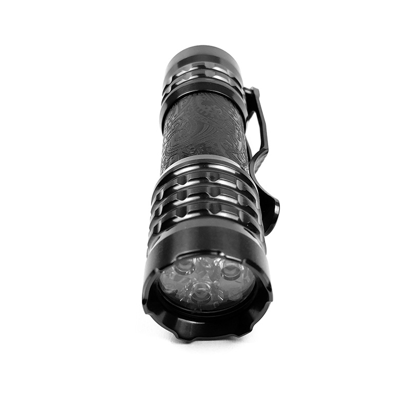 CWF Flashlight 高端定制钛合金EDC手电 DLC镀黑