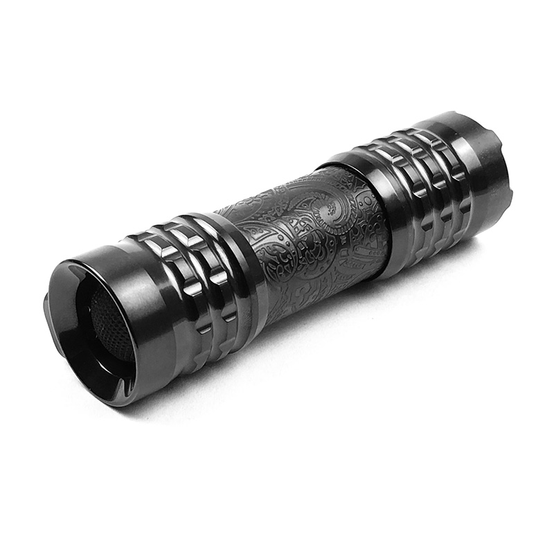 CWF Flashlight 高端定制钛合金EDC手电 DLC镀黑