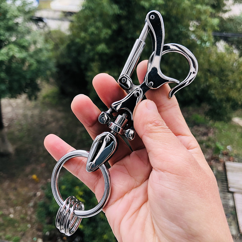 Hidetoshi Nakayama 中山英俊 手工不锈钢钥匙扣 3800