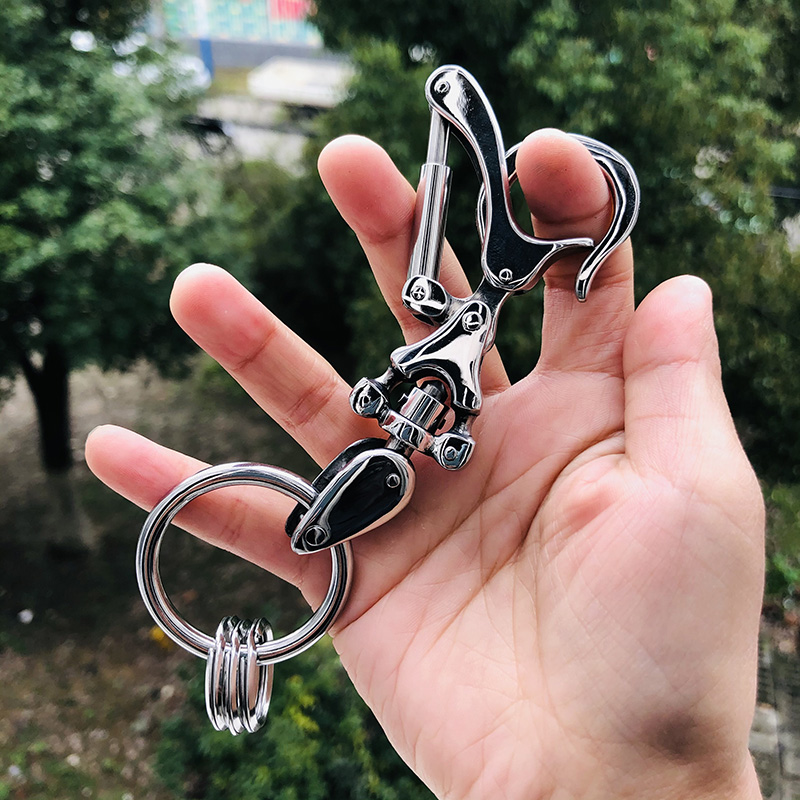 Hidetoshi Nakayama 中山英俊 手工不锈钢钥匙扣 3800