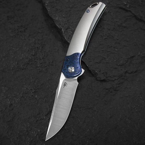 Bestech Knives M390钢 钛合金柄镶嵌锆马 BT2111D