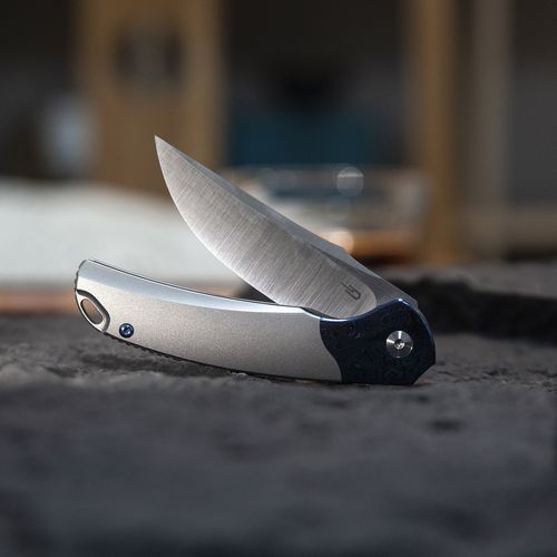 Bestech Knives M390钢 钛合金柄镶嵌锆马 BT2111D