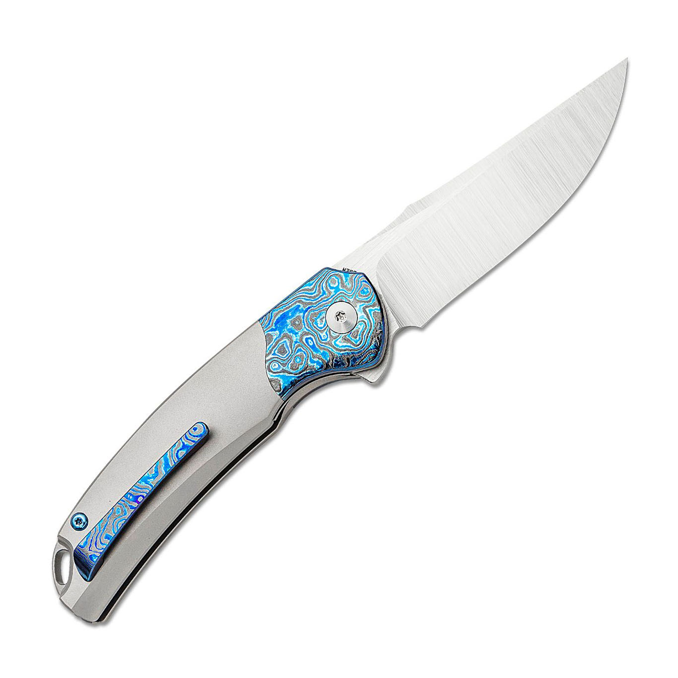 Bestech Knives M390钢 钛合金柄镶嵌锆马 BT2111D