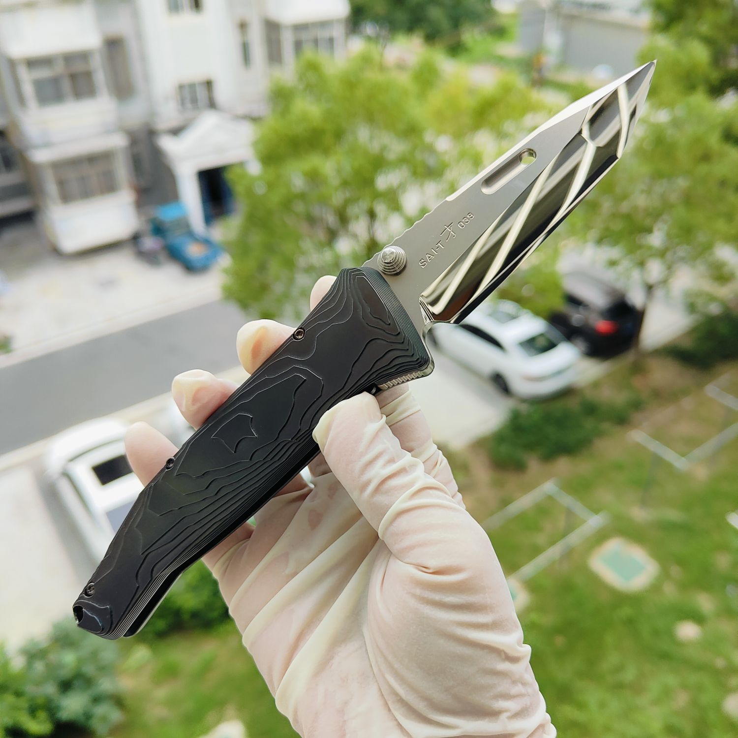 Rockstead SAI-ZDP (DP) 花田洋 才 Zdp-189钢 钛柄 炫彩 13600