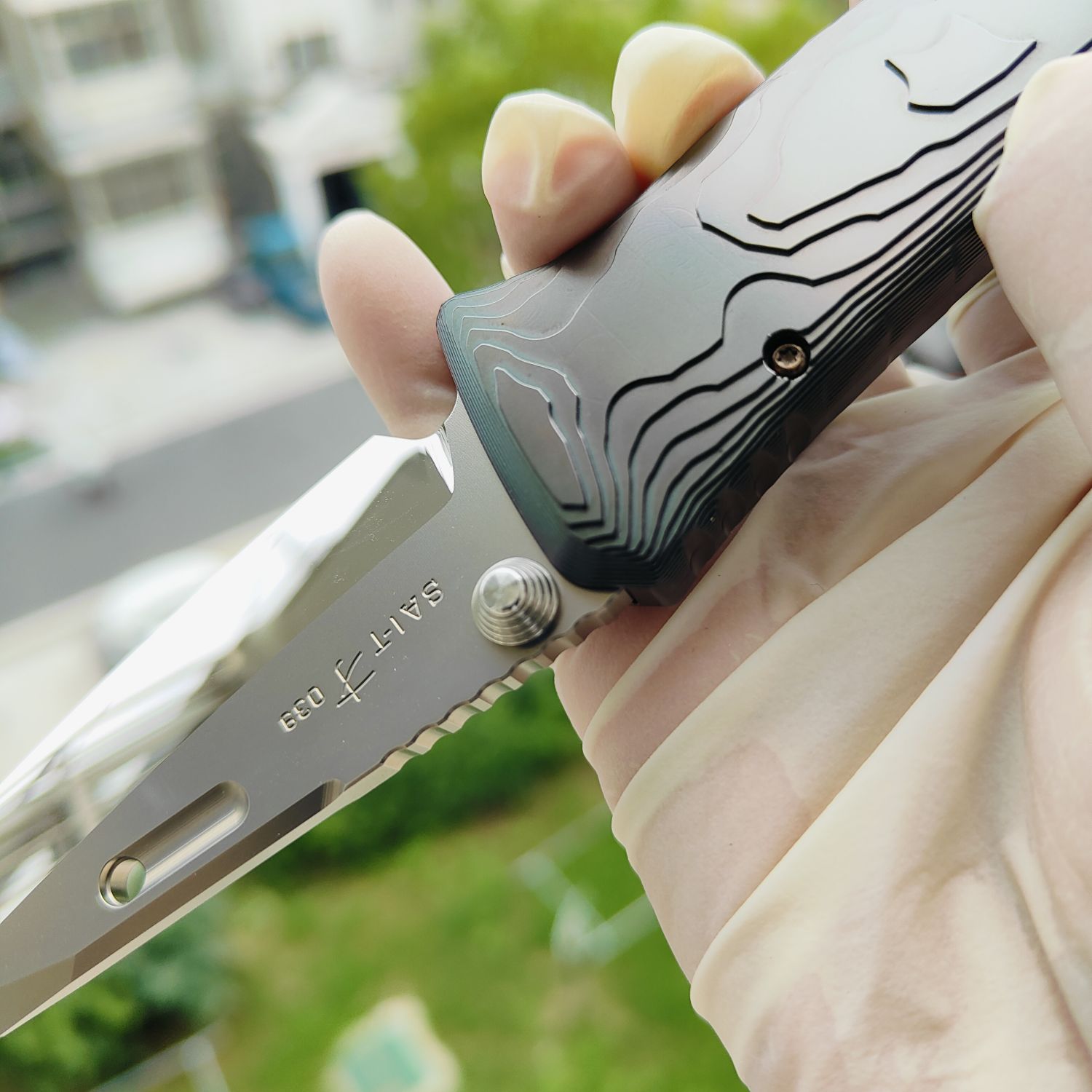 Rockstead SAI-ZDP (DP) 花田洋 才 Zdp-189钢 钛柄 炫彩 13600