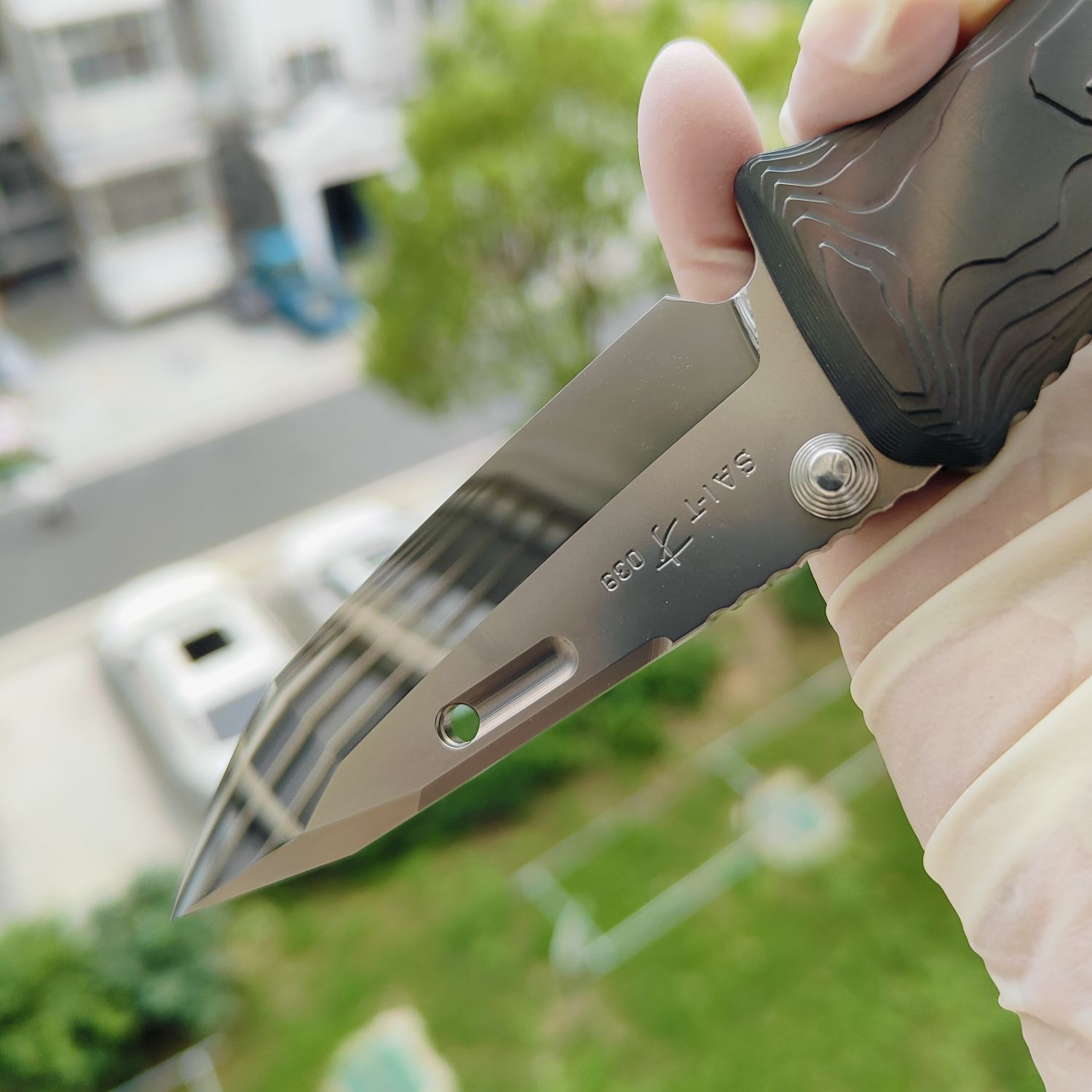 Rockstead SAI-ZDP (DP) 花田洋 才 Zdp-189钢 钛柄 炫彩 13600