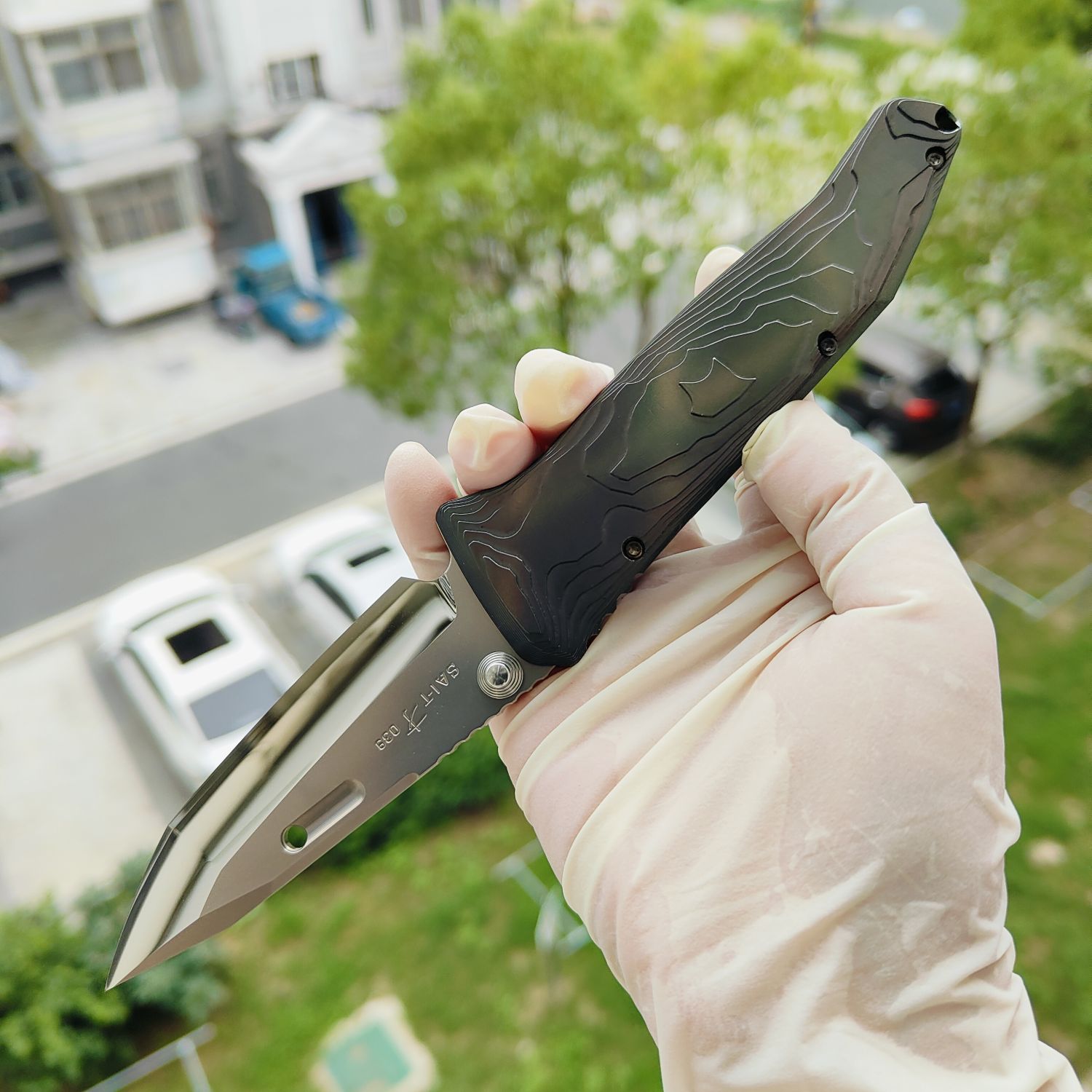 Rockstead SAI-ZDP (DP) 花田洋 才 Zdp-189钢 钛柄 炫彩 13600