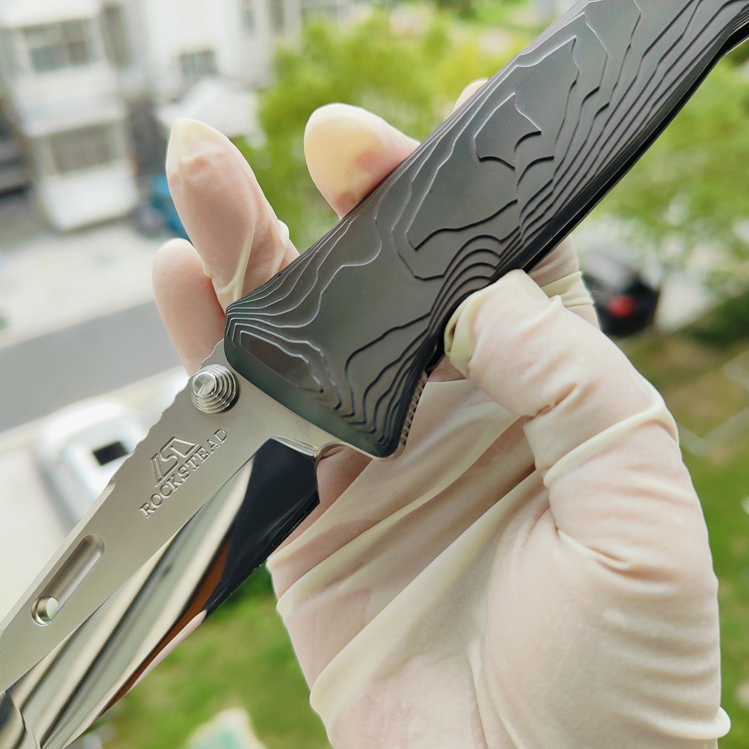 Rockstead SAI-ZDP (DP) 花田洋 才 Zdp-189钢 钛柄 炫彩 13600