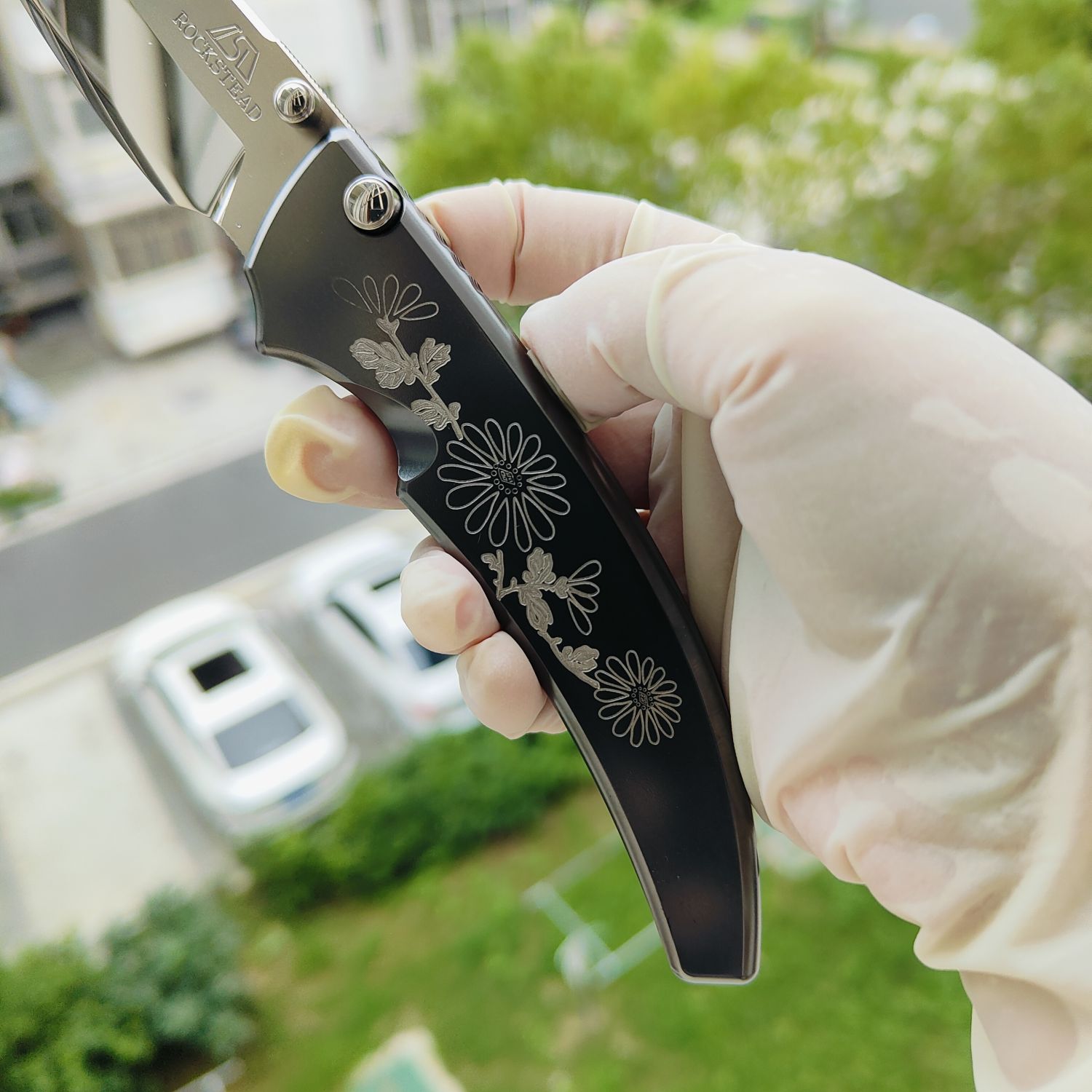 Rockstead SHU-KIKU 花田洋 秀 ZDP-189钢 钛柄 12600