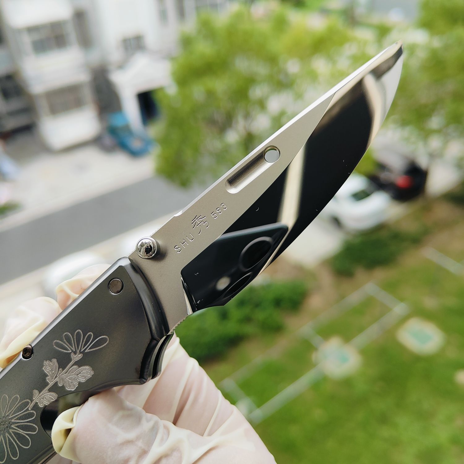 Rockstead SHU-KIKU 花田洋 秀 ZDP-189钢 钛柄 12600