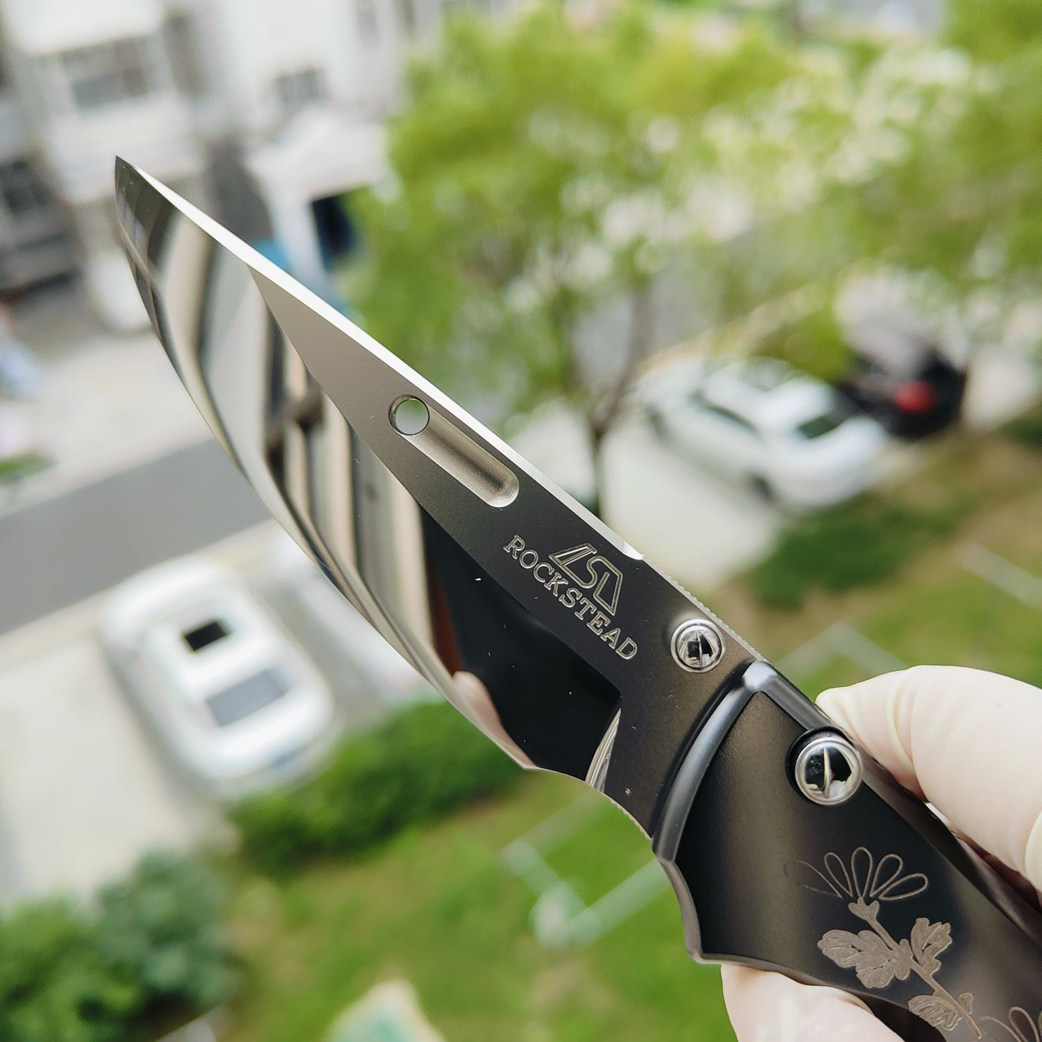 Rockstead SHU-KIKU 花田洋 秀 ZDP-189钢 钛柄 12600