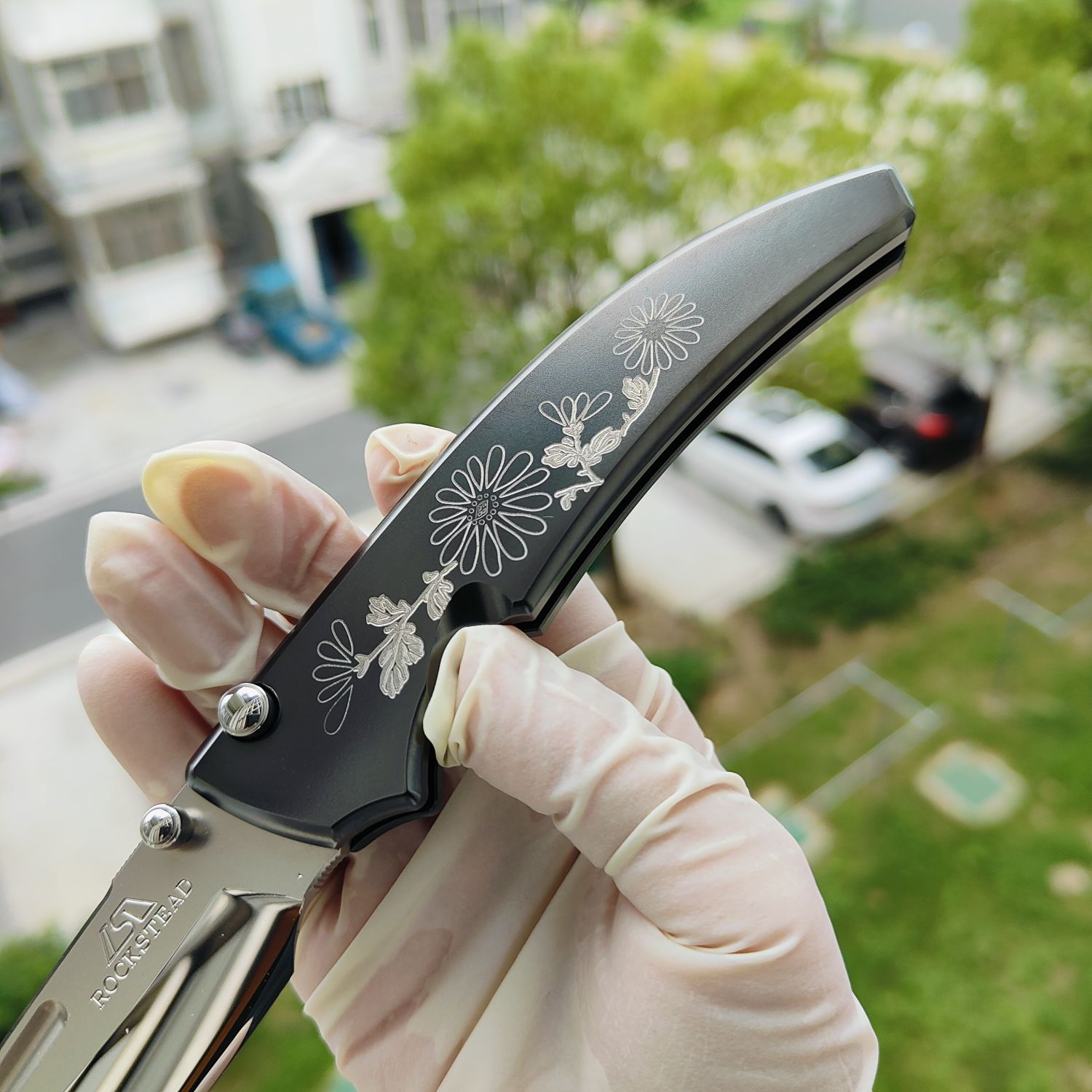 Rockstead SHU-KIKU 花田洋 秀 ZDP-189钢 钛柄 12600