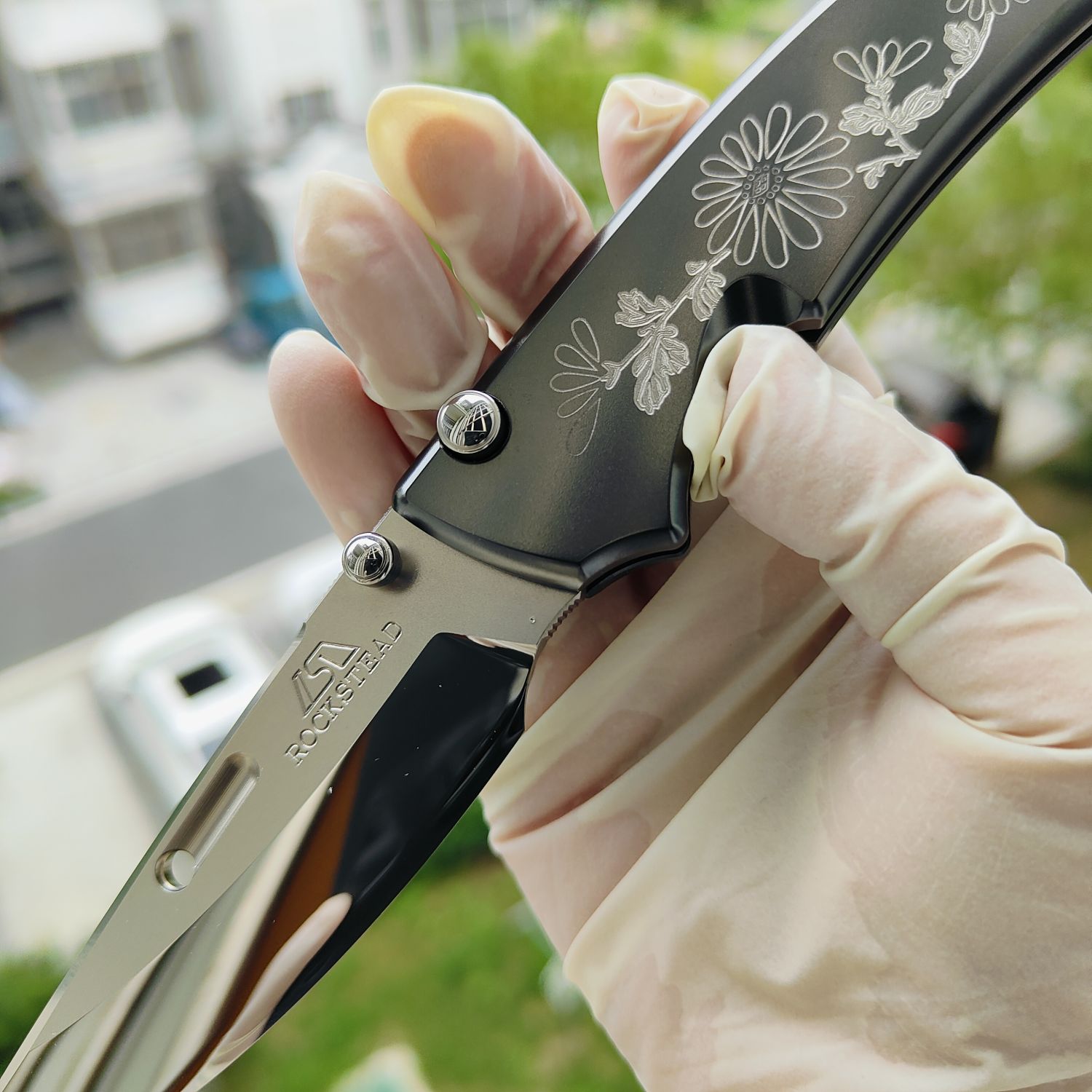 Rockstead SHU-KIKU 花田洋 秀 ZDP-189钢 钛柄 12600