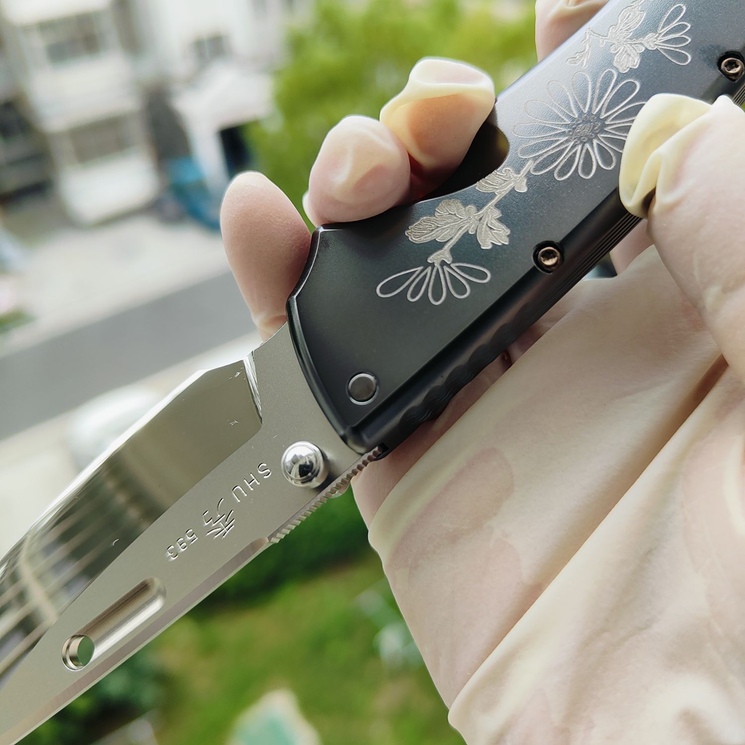 Rockstead SHU-KIKU 花田洋 秀 ZDP-189钢 钛柄 12600