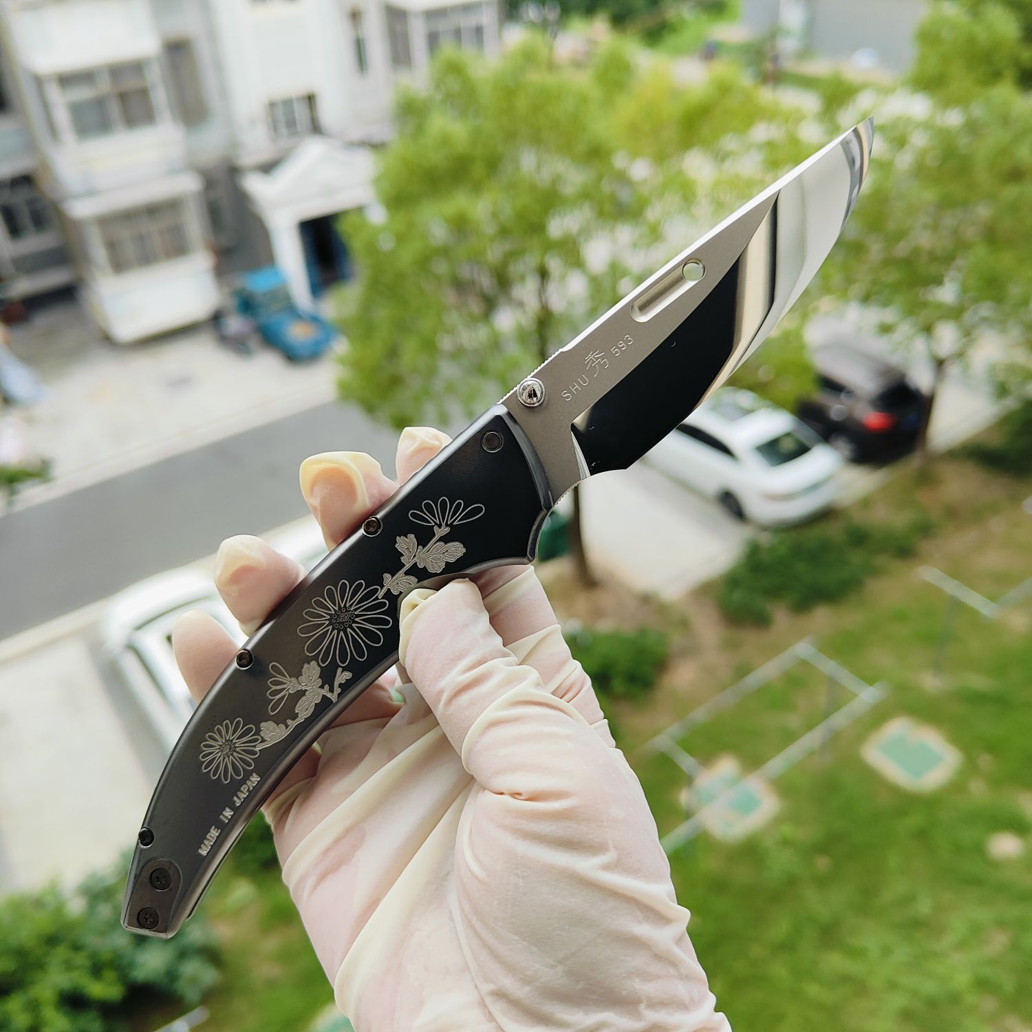 Rockstead SHU-KIKU 花田洋 秀 ZDP-189钢 钛柄 12600