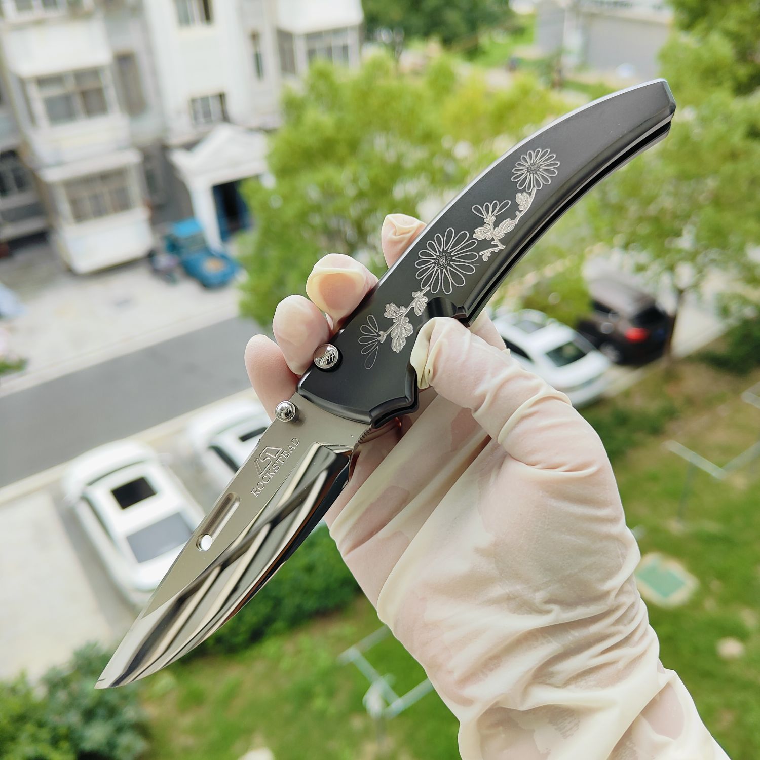 Rockstead SHU-KIKU 花田洋 秀 ZDP-189钢 钛柄 12600