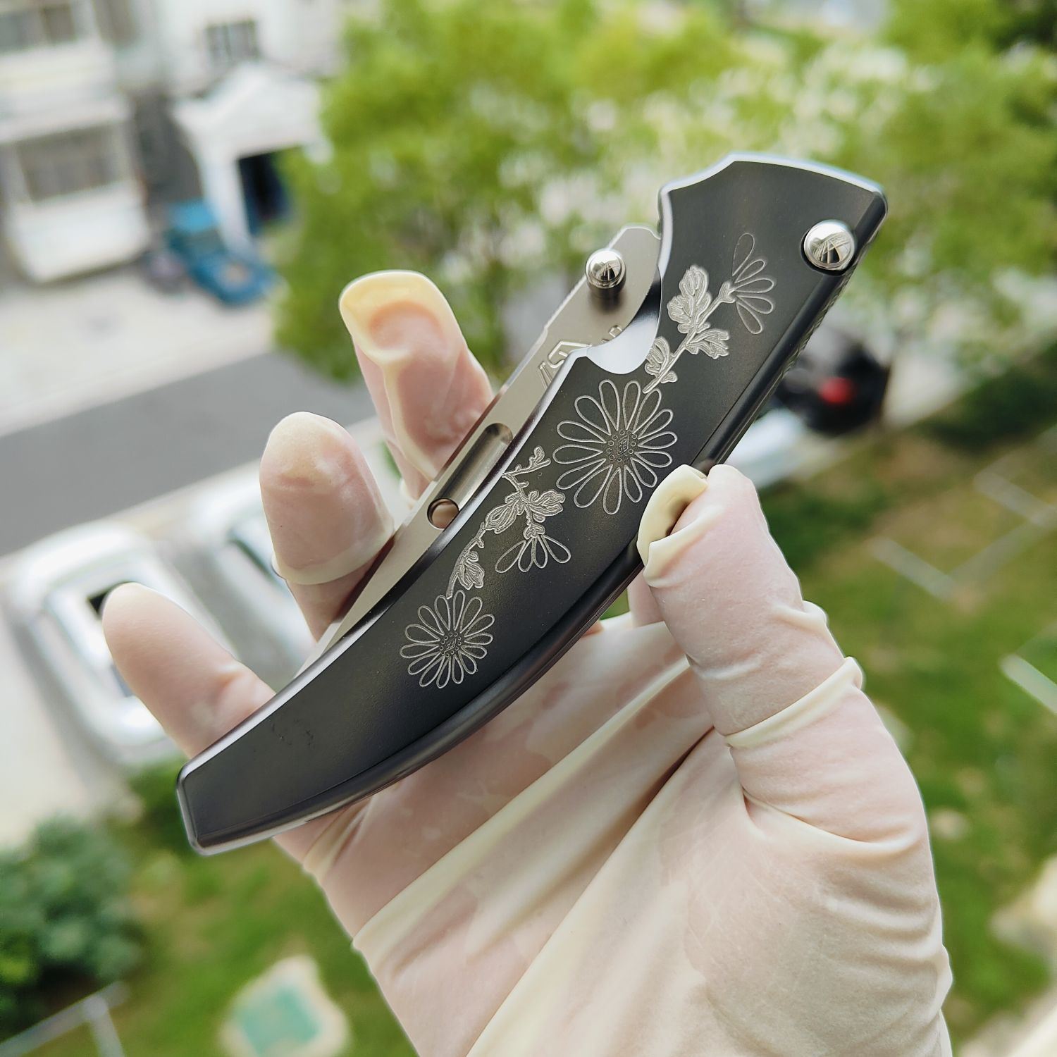 Rockstead SHU-KIKU 花田洋 秀 ZDP-189钢 钛柄 12600