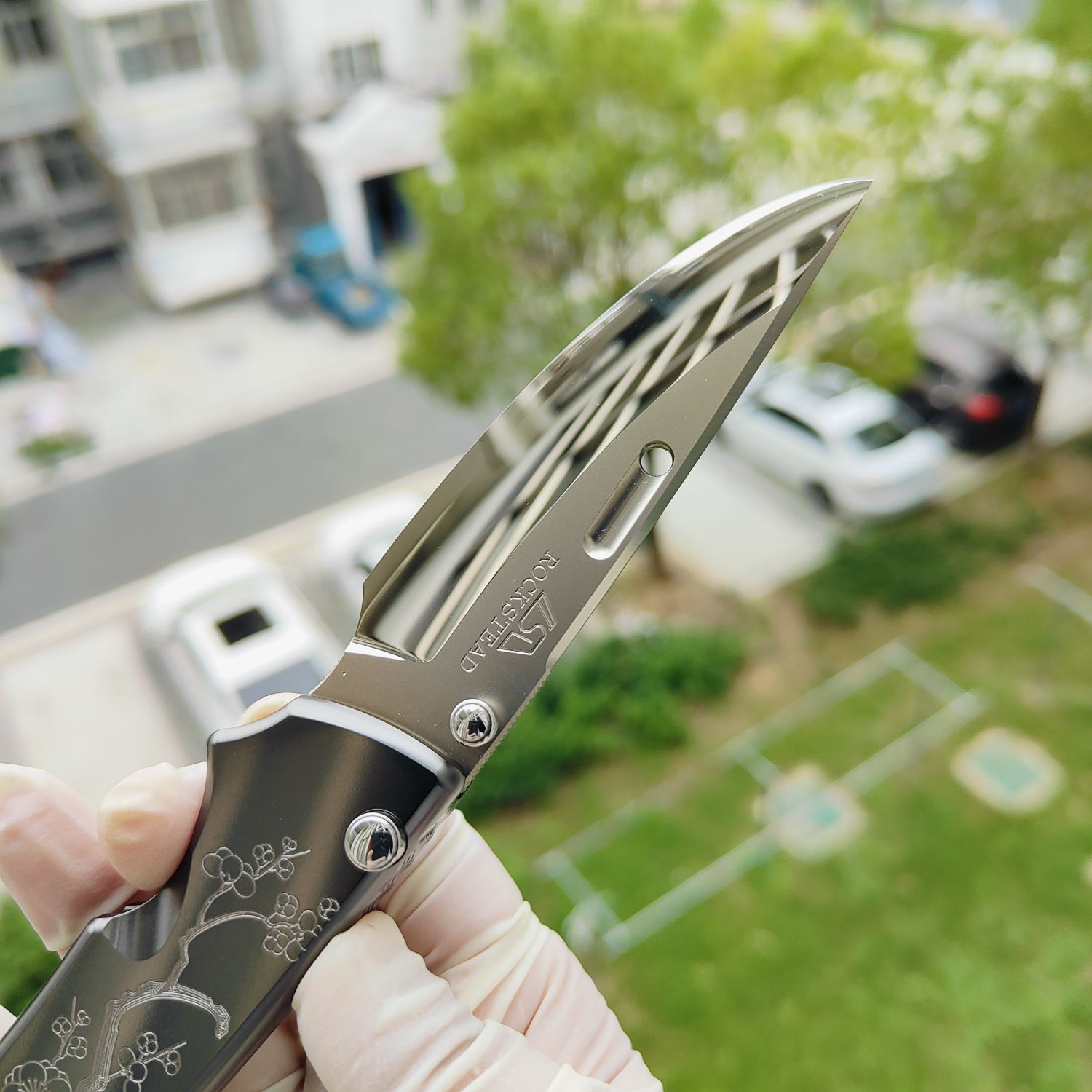 Rockstead SHU CB-ZDP (UME) 花田洋 秀 ZDP-189钢 钛柄 12600