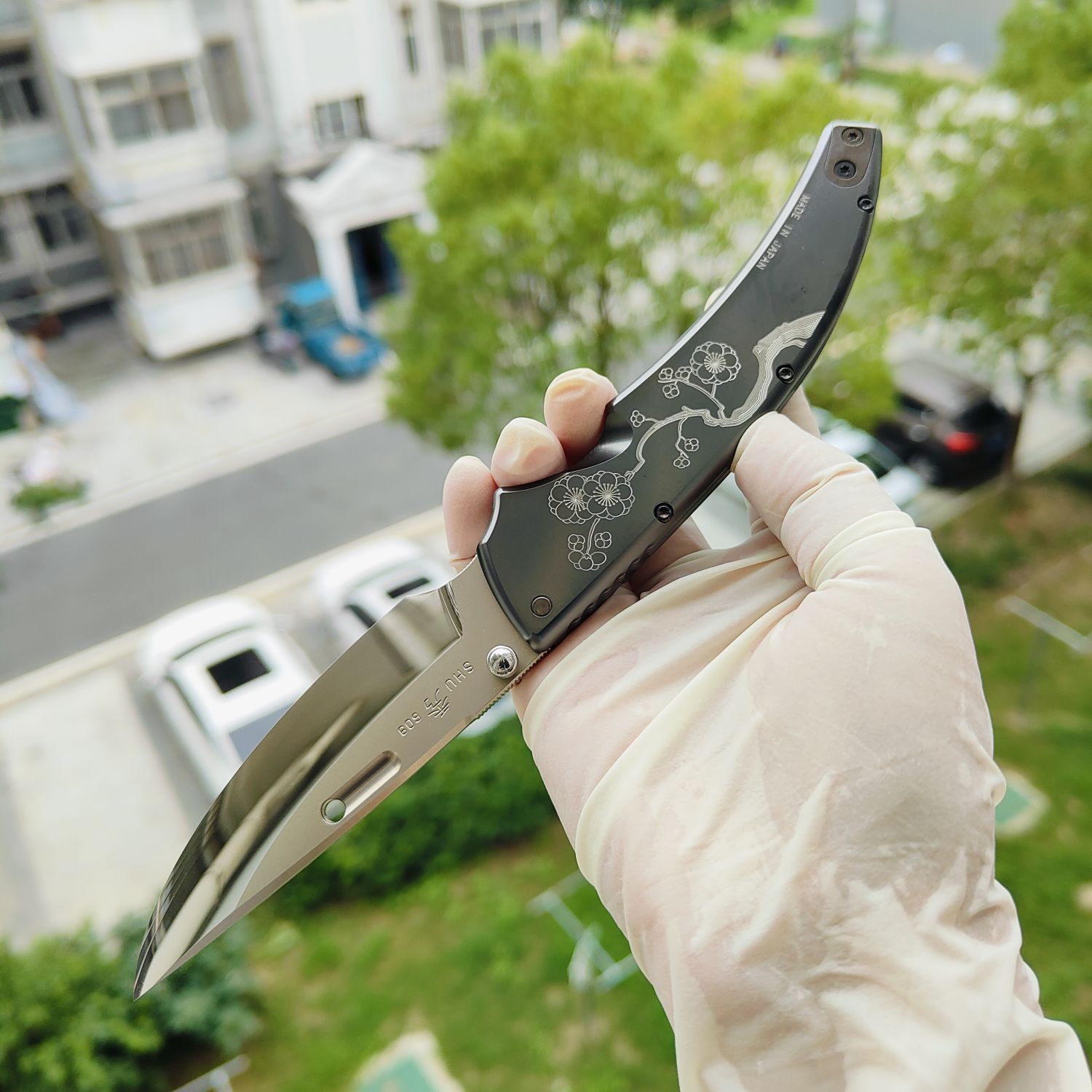 Rockstead SHU CB-ZDP (UME) 花田洋 秀 ZDP-189钢 钛柄 12600