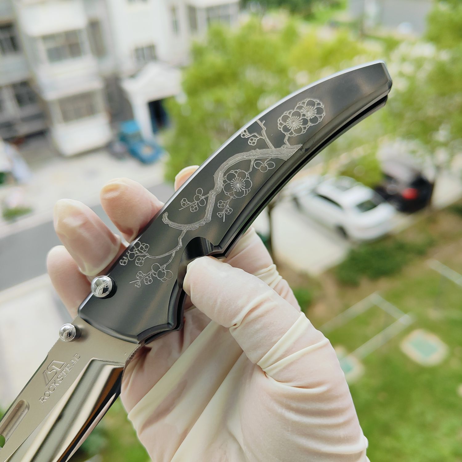 Rockstead SHU CB-ZDP (UME) 花田洋 秀 ZDP-189钢 钛柄 12600