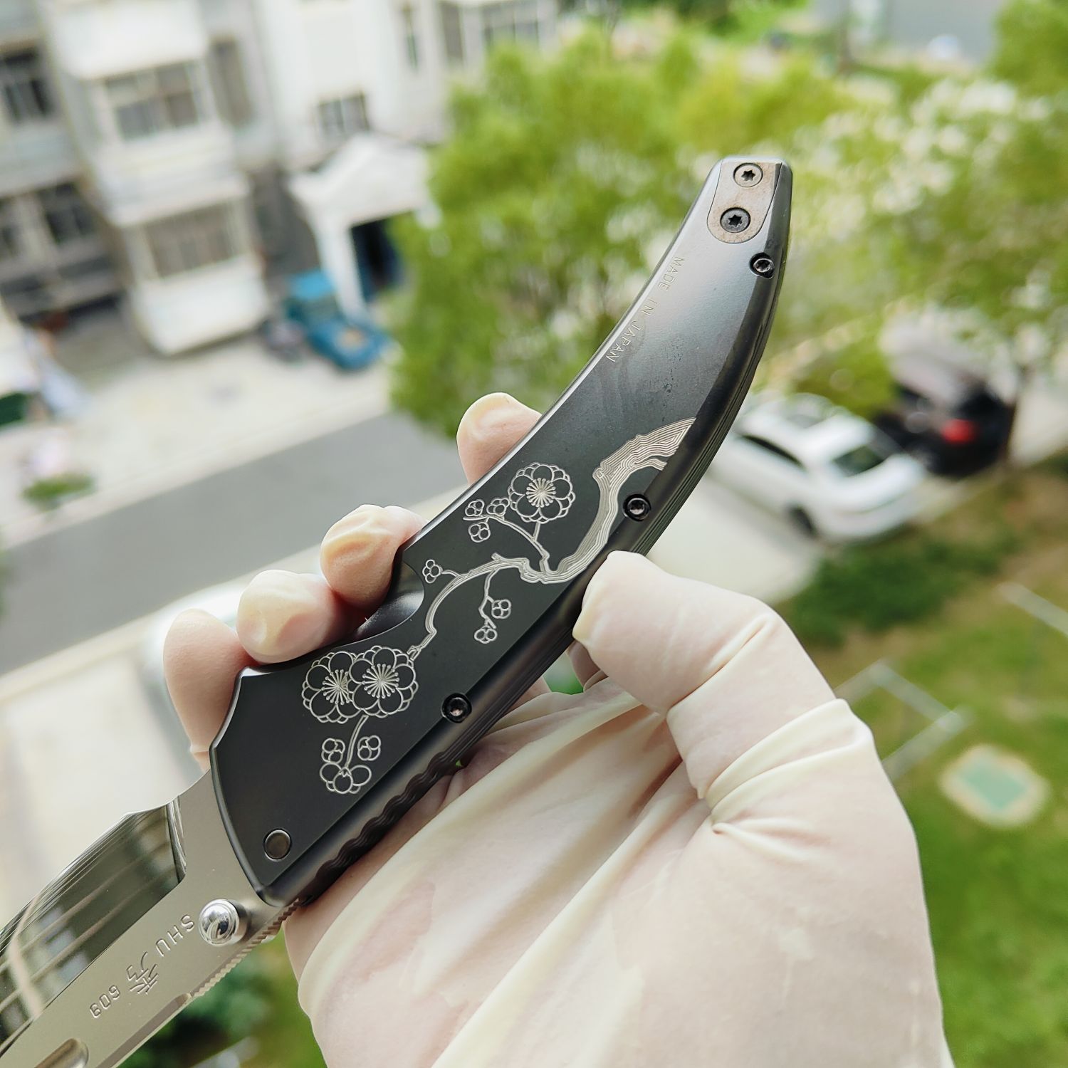 Rockstead SHU CB-ZDP (UME) 花田洋 秀 ZDP-189钢 钛柄 12600