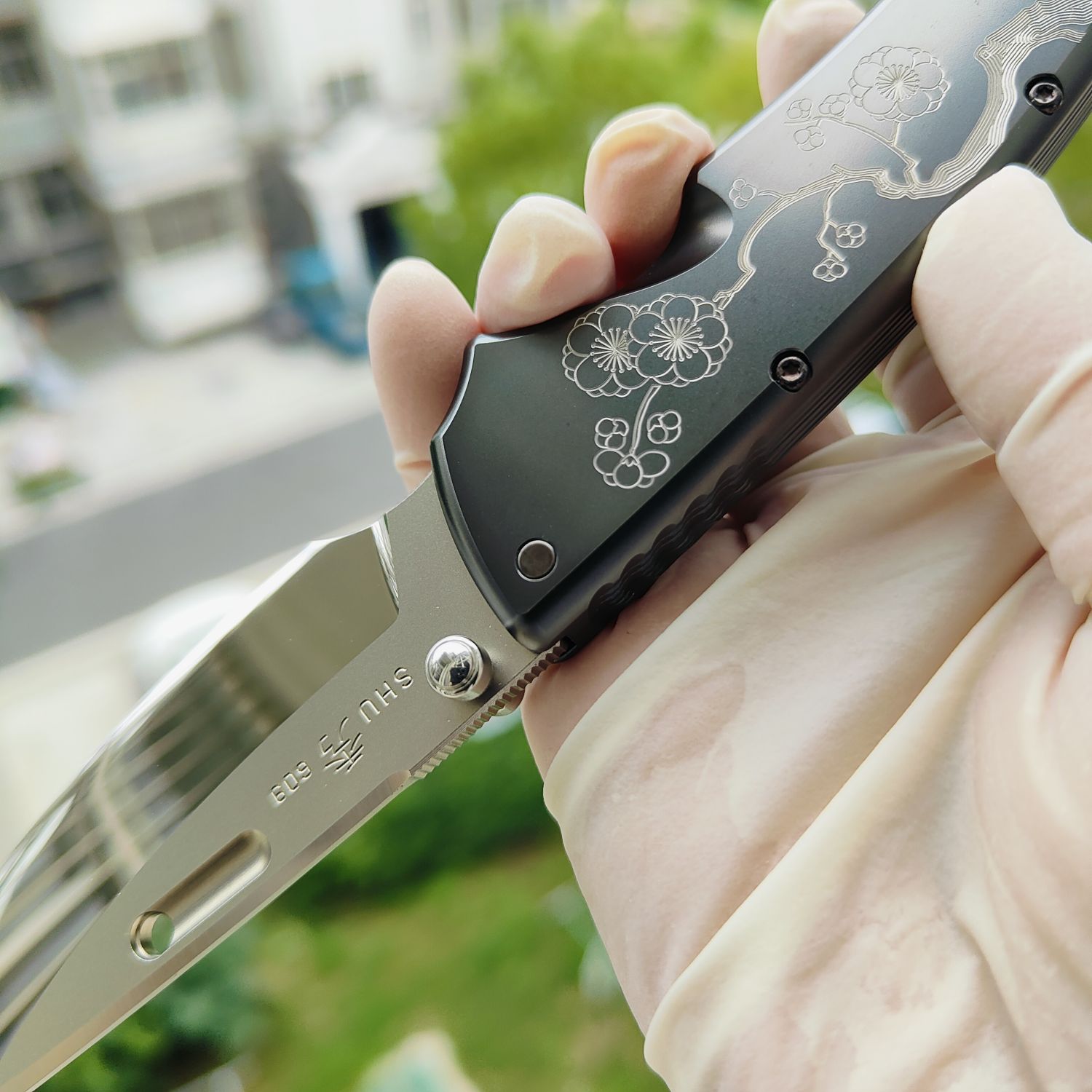 Rockstead SHU CB-ZDP (UME) 花田洋 秀 ZDP-189钢 钛柄 12600