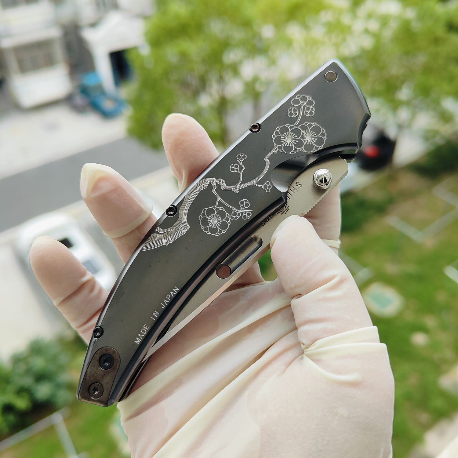 Rockstead SHU CB-ZDP (UME) 花田洋 秀 ZDP-189钢 钛柄 12600