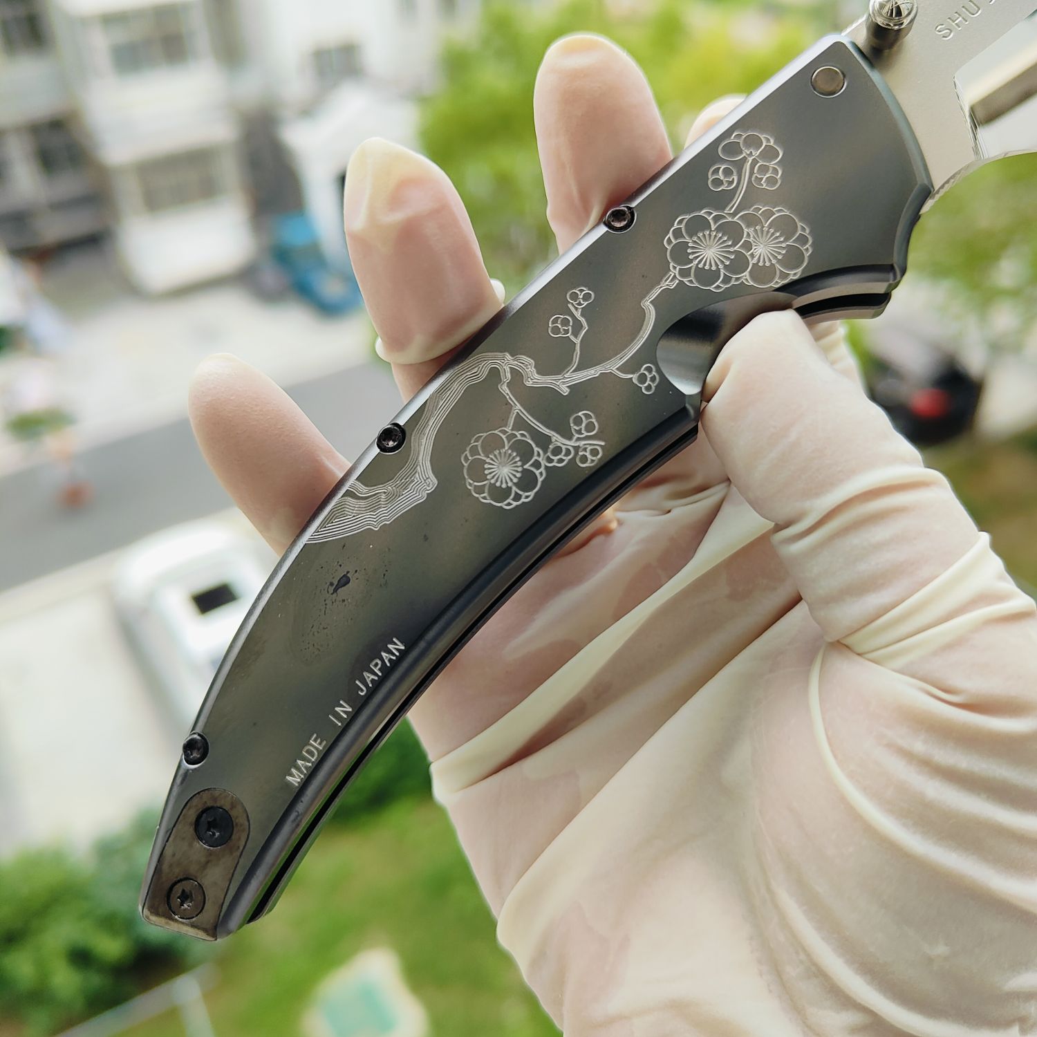 Rockstead SHU CB-ZDP (UME) 花田洋 秀 ZDP-189钢 钛柄 12600