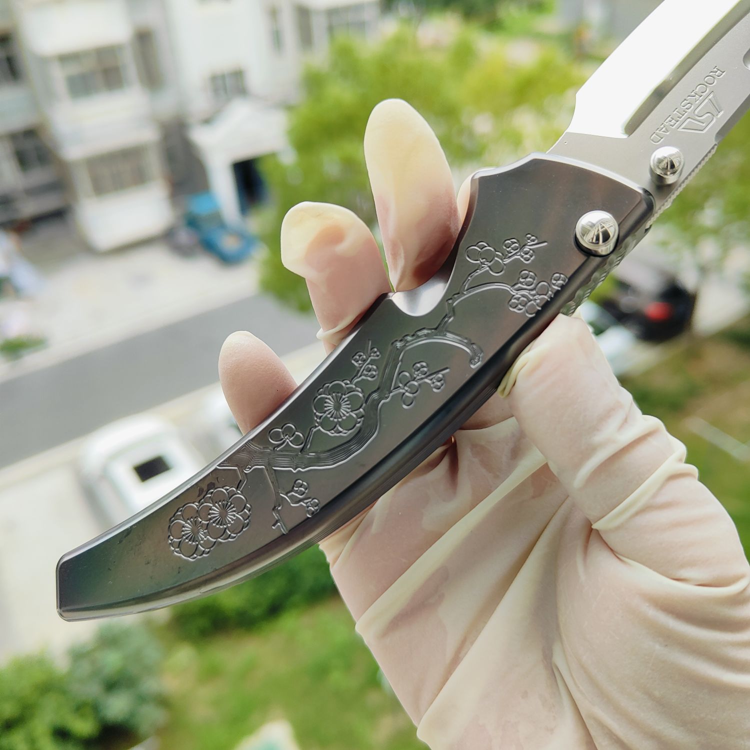 Rockstead SHU-C-ZDP-DP 花田洋 秀 ZDP-189钢 钛柄 13600