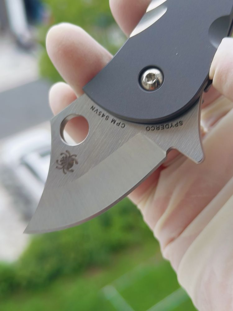 spyderco C256tip CPM-S45VN钢 钛合金柄  1600
