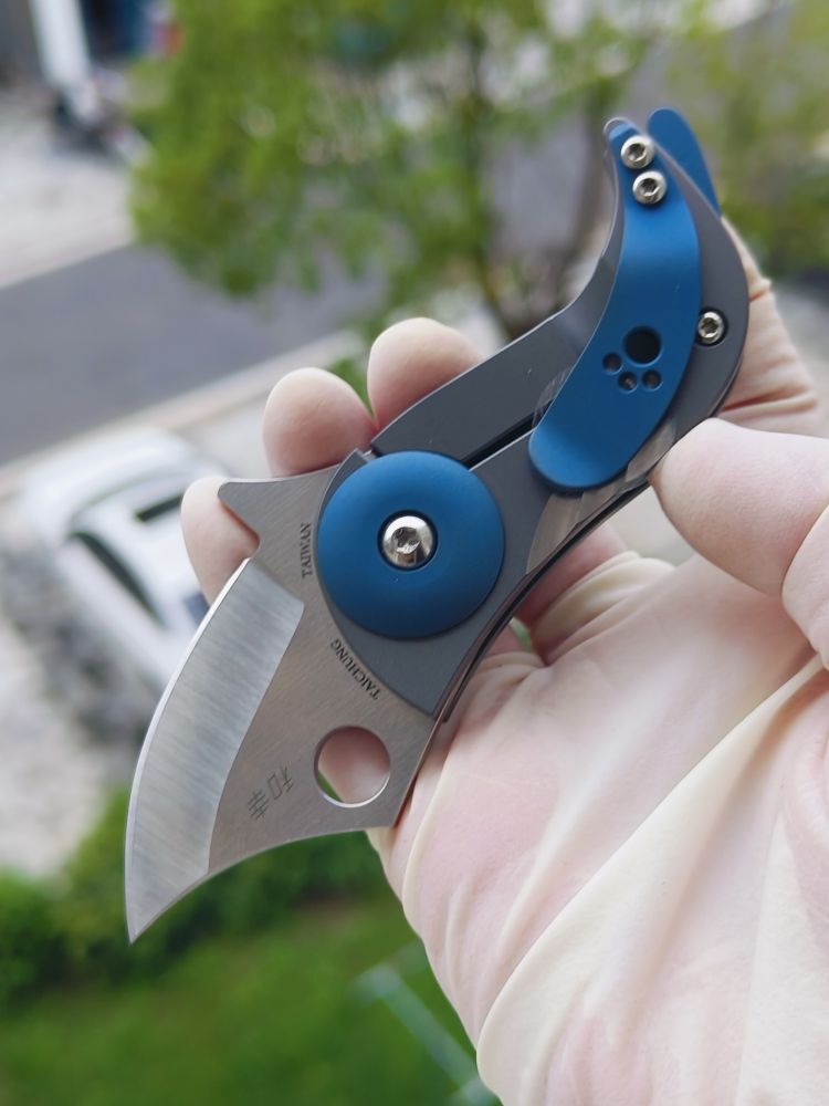 spyderco C256tip CPM-S45VN钢 钛合金柄  1600