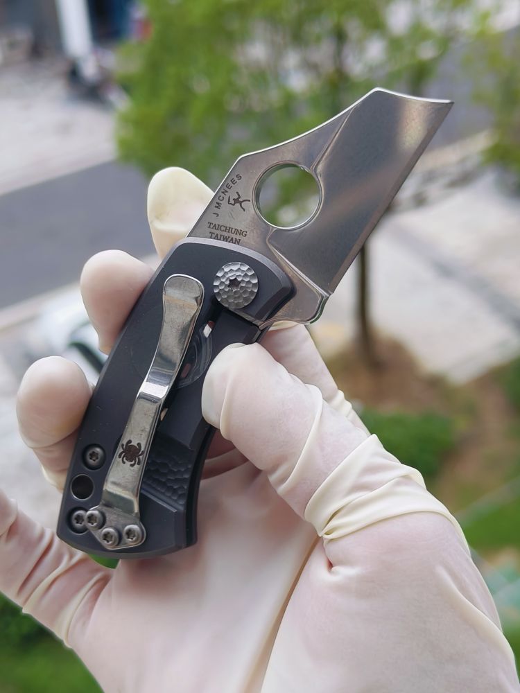 spyderco C236TIP CTS-XHP钢 钛合金柄 1460