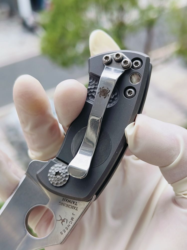 spyderco C236TIP CTS-XHP钢 钛合金柄 1460