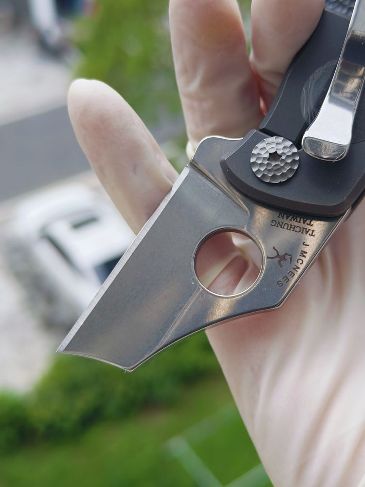 spyderco C236TIP CTS-XHP钢 钛合金柄 1460