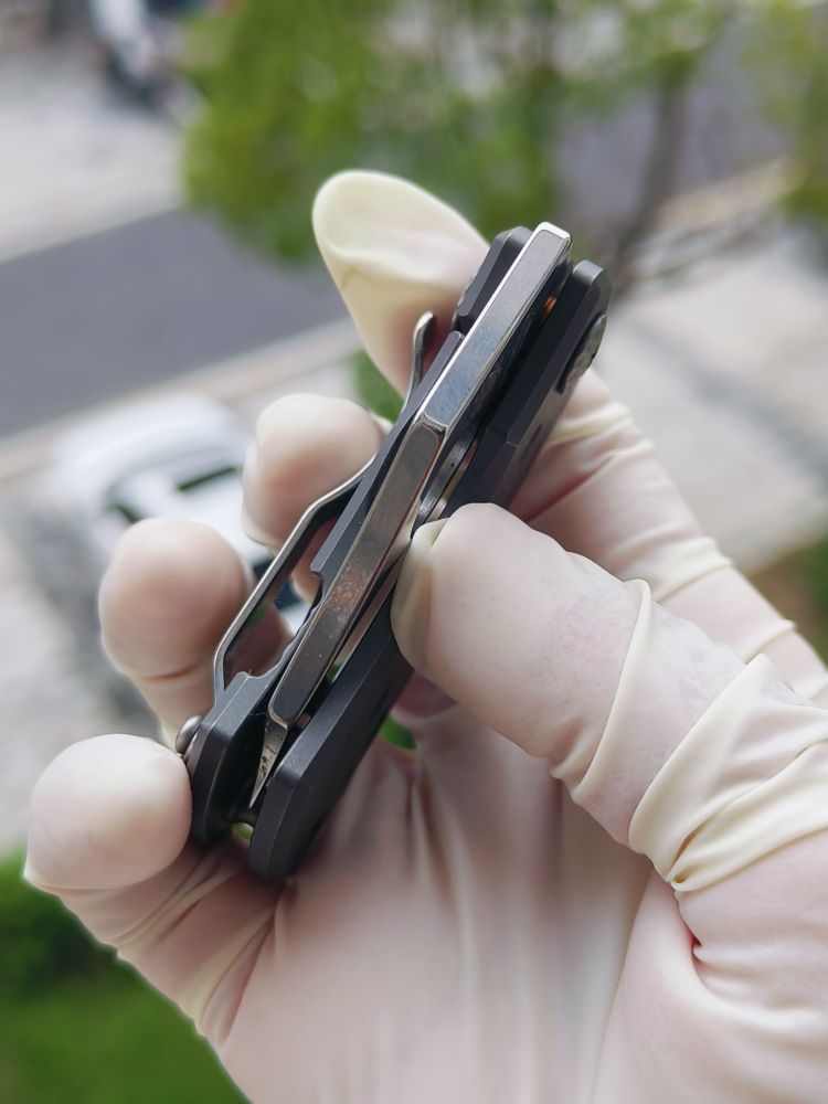spyderco C236TIP CTS-XHP钢 钛合金柄 1460