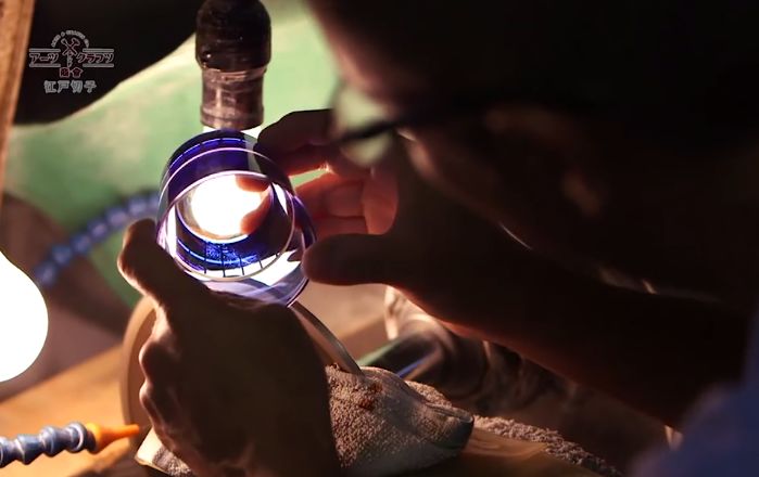 玻璃杯也可以成为工艺品——江户硝子与江户切子