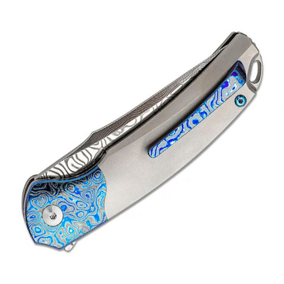 Bestech Knives BT2111E 大马士革钢 钛合金柄 锆钛刀枕