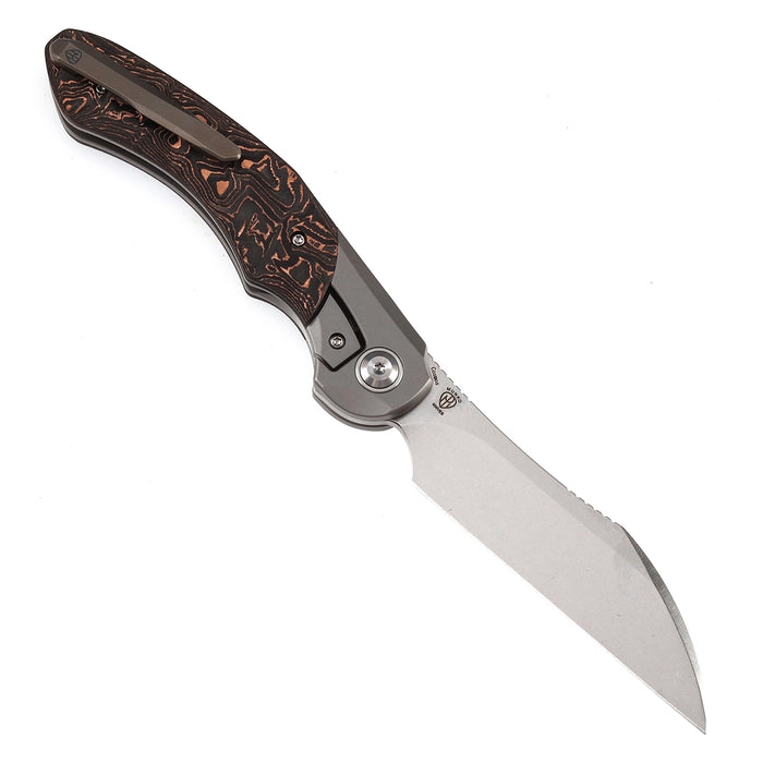 Kansept Knives Cosmos CPM-20CV钢 钛合金碳纤维柄 K1059A1