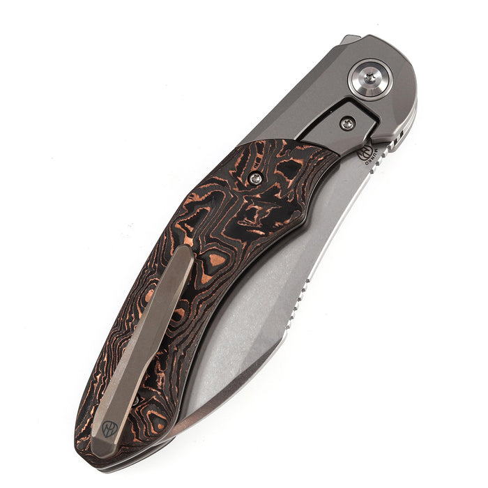 Kansept Knives Cosmos CPM-20CV钢 钛合金碳纤维柄 K1059A1
