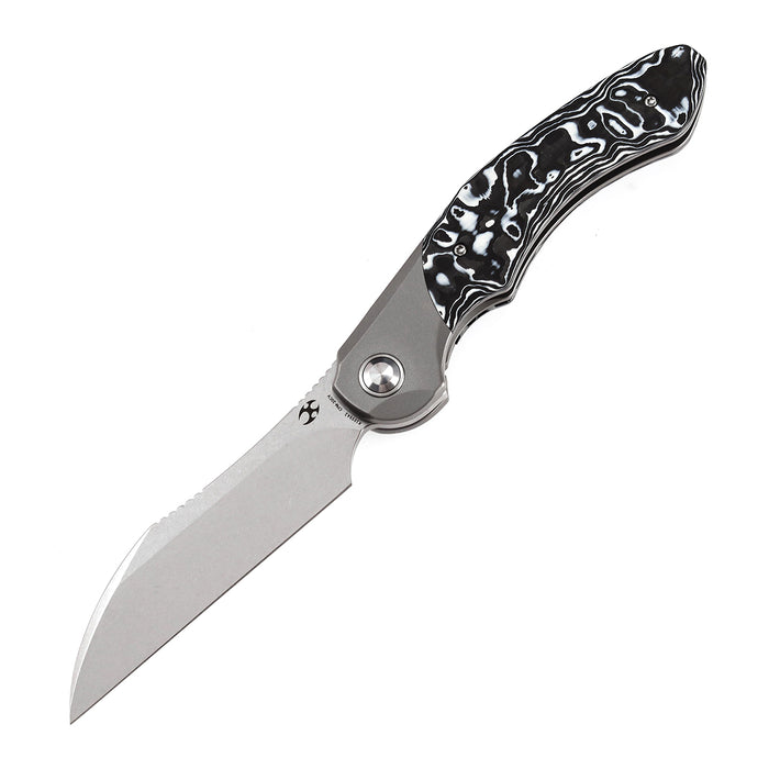 Kansept Knives Cosmos CPM-20CV钢 钛合金碳纤维柄 K1059A2