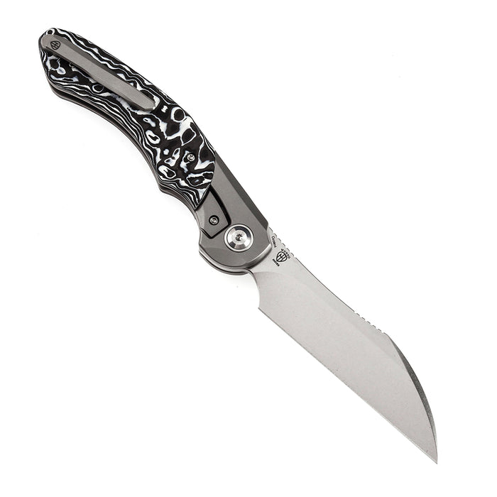 Kansept Knives Cosmos CPM-20CV钢 钛合金碳纤维柄 K1059A2
