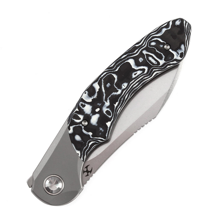 Kansept Knives Cosmos CPM-20CV钢 钛合金碳纤维柄 K1059A2
