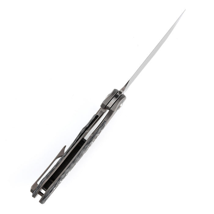 Kansept Knives Cosmos CPM-20CV钢 钛合金碳纤维柄 K1059A2