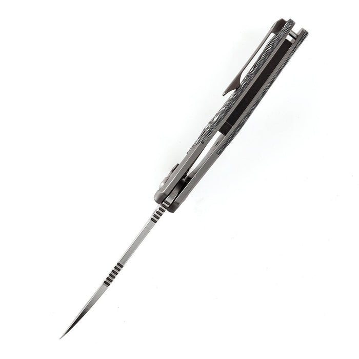 Kansept Knives Cosmos CPM-20CV钢 钛合金碳纤维柄 K1059A2